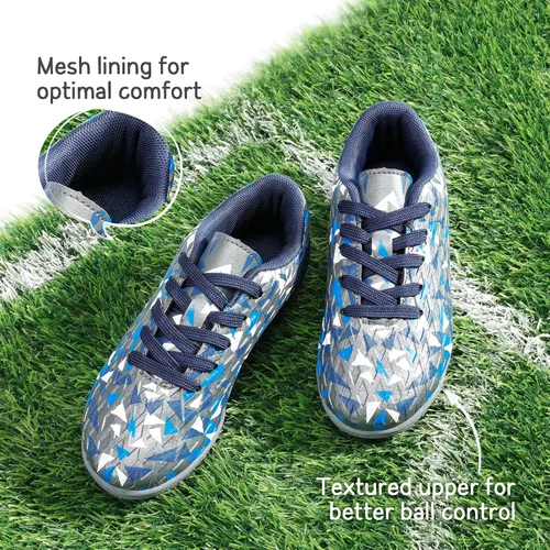 Vista 5 de DREAM PAIRS Zapatos de fútbol para césped artificial para niños y niñas con cordones para niños pequeñosgrandes