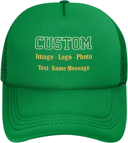 Vista 10 de Gorras de béisbol unisex personalizadas para hombres y mujeres, sombrero personalizado con tu propia imagen, logotipo, texto, nombre, gorras