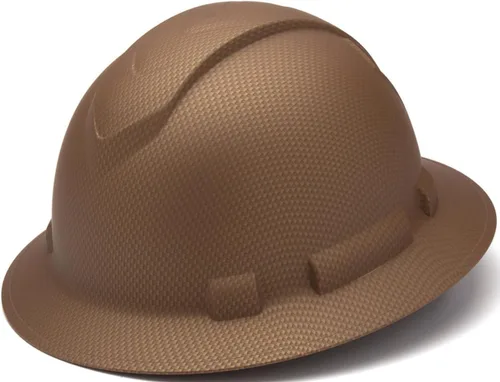Vista 27 de Texas America Safety Company Casco duro RIDGELINE de ala completa con ajuste de perilla de 6 puntos y bolsa