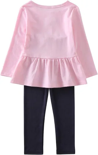 Vista 2 de Conjunto de ropa para niña pequeña, camisas de manga larga y leggings para niñas pequeñas