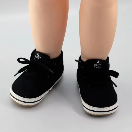 Vista 4 de GAISUMMI Unisex Baby Girls Boys Shoes Infant Canvas Sneakers Anti-Slip Rubber Sole Newborn Crib Shoes Toddler Outdoor Athletic First Walkers