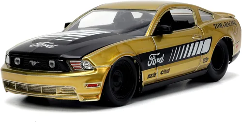 Vista 8 de Jada Toys Big Time Muscle 1:24 2010 Ford Mustang GT - Coche fundido a presión, juguetes para niños y adultos