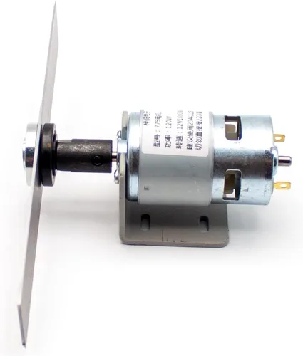 Vista 7 de DIY Cortacésped Set DC 12V 775 Motor Manganeso Acero Hoja Jardín Cortadora Herramientas Mini Hierba Cortadora