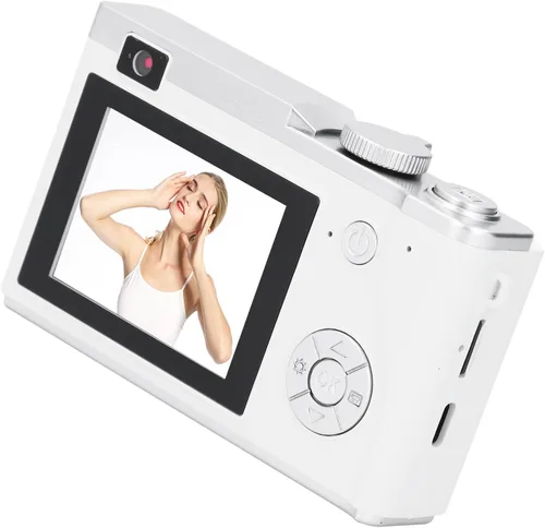 Vista 8 de Cámara digital 4K, pantalla de 2.4 pulgadas, zoom de 16X, videocámara de video de 64 MP, cámara para selfie, cámara de apuntar y disparar, cámara