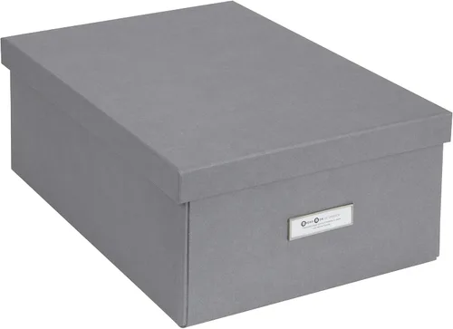 Vista 11 de Bigso Katia KD Caja de almacenamiento plegable con marco de etiqueta para una fácil identificación, montaje simple sin herramientas, cajas de Azul