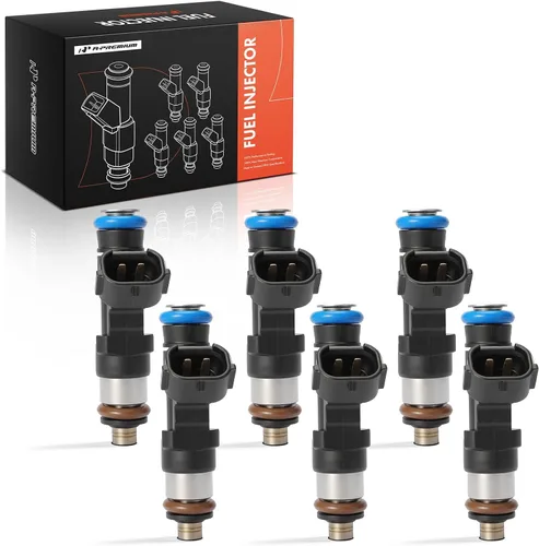 Vista 10 de A-Premium 6 inyectores de combustible compatibles con Infiniti y Nissan