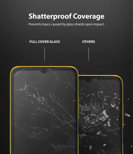 Vista 6 de Ringke Protector de pantalla invisible diseñado para Xiaomi Poco M3 Protector de pantalla Ultimate Clear Shield, calidad de alta definición (HD)