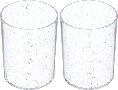 Vista 7 de PATIKIL Portalápices acrílico, lápiz transparente, soporte para brochas de maquillaje, almacenamiento de tazas, organizador de oficina de papelería