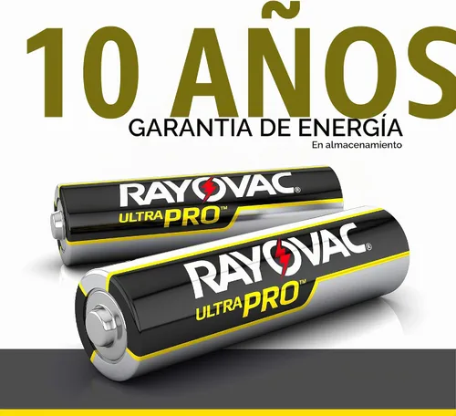 Vista 4 de Rayovac Pilas AAA alcalinas Ultra Pro, paquete de 18