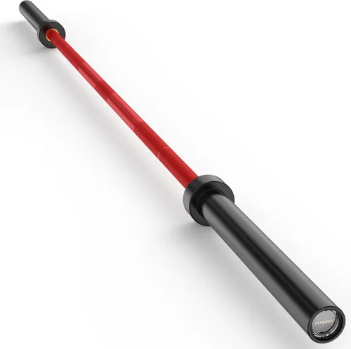 Vista 22 de Olympic Barbell, 4ft, 5ft, 6ft & 7ft Weight Bar, Multiple Options 2-Inch Needle Bearings, Hard Chrome Coating, Knurled Grip, Powerlifting, Bench