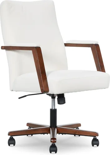 Vista 14 de Finch NEO ONE - Silla ejecutiva ergonómica giratoria de tela de terciopelo/madera, color negro (52304-BLK)