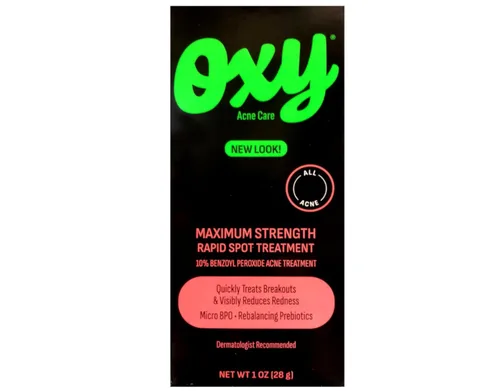 Vista 4 de Oxy Crema limpiadora de tratamiento de manchas de máxima fuga, 0.65 onzas (paquete de 3)