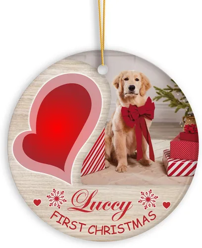 Vista 14 de Adorno personalizado de aniversario de boda, foto personalizada con nombre y fecha, adorno de aniversario de boda Navidad 2023, regalos de Navidad