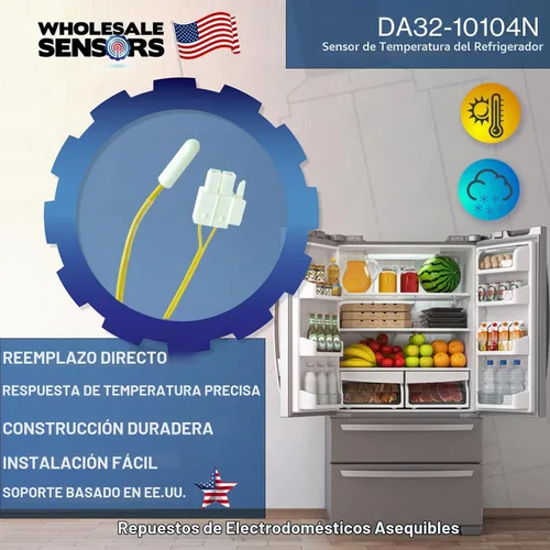 Vista 2 de Samsung DA32-10104N Sensor de temperatura de refrigerador de reemplazo con garantía de 24 meses