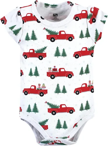 Vista 4 de Hudson Baby Conjunto de canastilla de algodón unisex para bebé