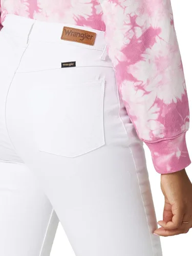 Vista 4 de Wrangler Jeans ajustados inolvidables de talle alto para mujer