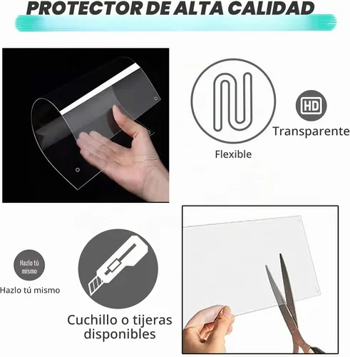 Vista 4 de Oncpcare Paquete de 12 forros de plástico para mascotas de 14 x 6 pulgadas para jaula de conejo, protector de orina transparente, forro lateral