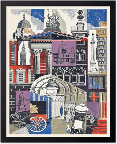Vista 48 de Poster Master Póster de viaje vintage, impresión de Grecia, arte de Atenas, arte de la bahía de Castella, regalo costero para él, ella, amante
