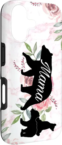 Vista 3 de Mama Bear Mom Gift Phone Holder - 2 Cubs Kiddo Mom Case for iPhone 17