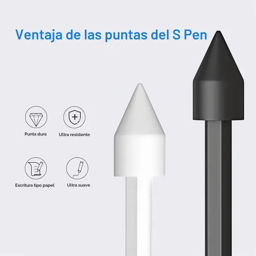 Vista 3 de 20 puntas de repuesto para Samsung Galaxy Tab S9/S9FE /S9 Ultra, S8/S8/S8 Ultra, S7/S7/S7 FE, S6/S6 Lite, Note10/10 Plus/10 Lite, Note