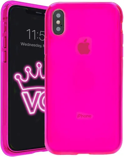 Vista 7 de Velvet Caviar Compatible con iPhone X Case/iPhone Xs Case Neon (azul neón)