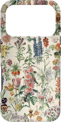 Vista 30 de Cute Flowers Vintage Botanical Flower Illustration Case for iPhone 17
