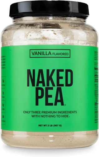 Vista 18 de NAKED Aislado de proteína de guisante de chocolate de granjas norteamericanas, solo 3 ingredientes, proteína vegana de chocolate, certificado NSF