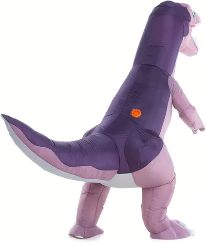Vista 3 de HSCTEK Disfraz inflable de dinosaurio para adultos
