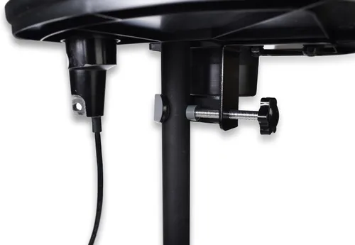 Vista 5 de Bandeja de soporte para micrófono, mesa de accesorios con abrazadera para micrófono con soporte para tazas, escritorio de fijación perfecto