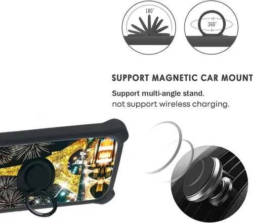 Vista 4 de Pinwheel Plus 3 - Funda para teléfono inteligente infantil compatible con Pinwheel Plus 3 (con protector de pantalla de vidrio templado)