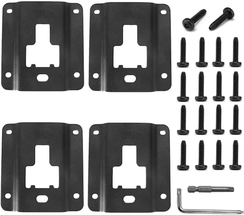Vista 7 de auovo Anclajes de Amarre Compatibles con Ford F150 F250 F350 2015-2025 2026 Anclajes de Amarre para Caja de Camioneta con Placas de Soportes Grapas