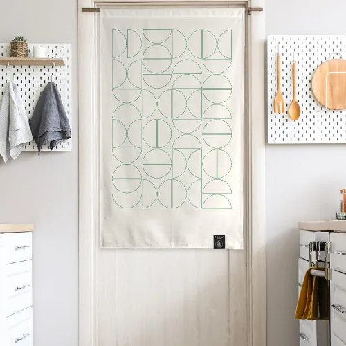 Vista 20 de Cortinas-Puertas-Estampado de Gato Ático (33 pulgadas de ancho x 55 pulgadas de largo)