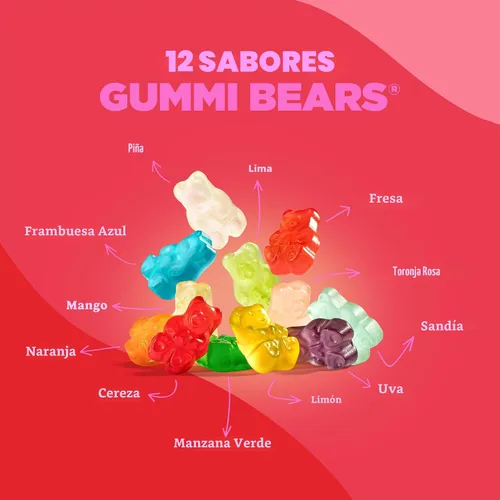 Vista 3 de Albanese World's Best 12 osos Gummi de sabor, bolsa de 5 libras