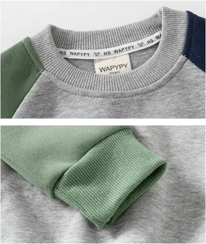 Vista 2 de Conjunto de sudadera de manga larga para bebé niño y niño