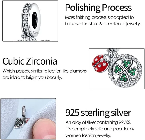 Vista 167 de KUNSIR Los abalorios se adaptan a pulseras Pandora para mujer, plata de ley 925, cuentas colgantes de joyería para niñas, dijes de feliz cumpleaños