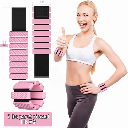 Vista 4 de Pesas de muñeca y tobillo de pilates para mujer