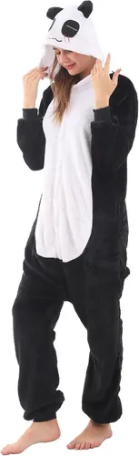 Vista 5 de Pijamas de animales para adultos, disfraces de una pieza para hombres, mujeres, unisex, adolescentes, rana verde