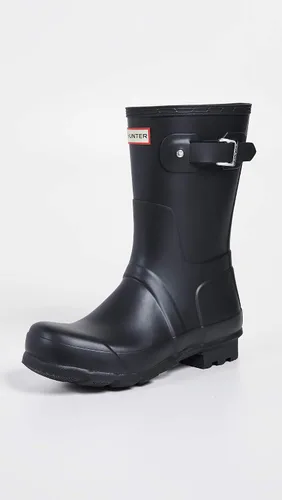 Vista 4 de Hunter Botas de lluvia cortas originales para hombre Negro
