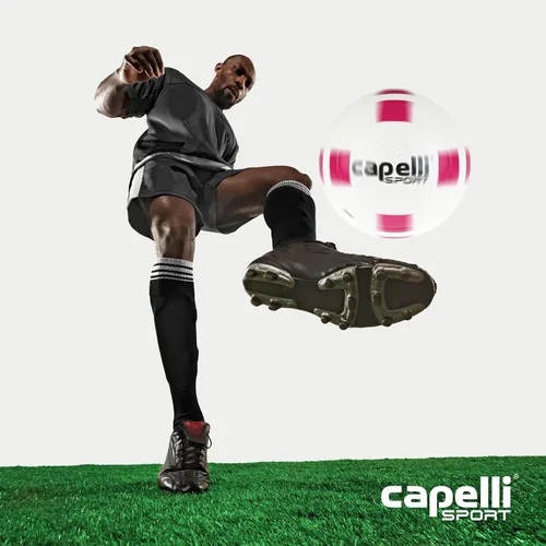 Vista 6 de Capelli Sport Soccer Ball, Fusion II Cubes Team Ball for Youth and Adult Players, Outdoor and Indoor Training