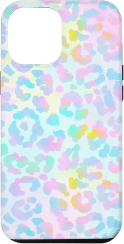 Vista 26 de Colorido lindo arco iris Tie Dye sirena Boho Leopard caso para iPhone 17