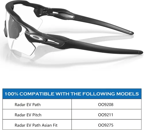Vista 3 de Kits de goma de repuesto para Oakley Radar EV Path