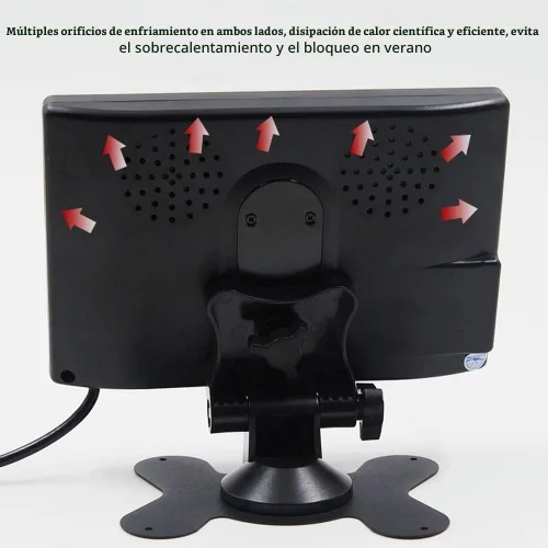 Vista 4 de 7 pulgadas HD color TFT LCD vehículo cámara de respaldo monitor solamente 12V/24V Universal Car Rear View Reverse Display Screen, Dual V1/V2 Two