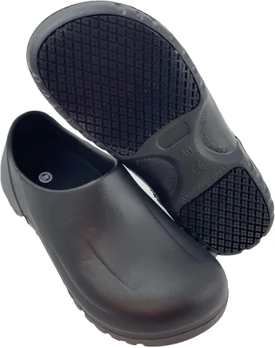 Vista 3 de Zapatos de trabajo antideslizantes para hombre y mujer Grandes zapatos de lactancia o chef