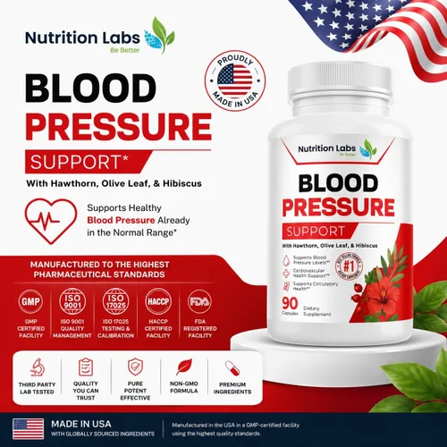 Vista 7 de Suplemento de apoyo para la presión arterial para la presión arterial para la salud cardíaca, apoya la presión arterial y la circularidad saludable