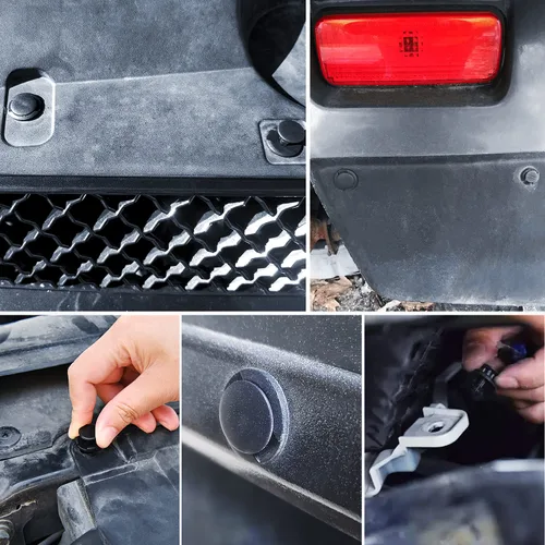 Vista 7 de Nilight 150 piezas de sujetadores de parachoques tipo empuje, clips de remache universales para automóviles y sujetadores para parachoques