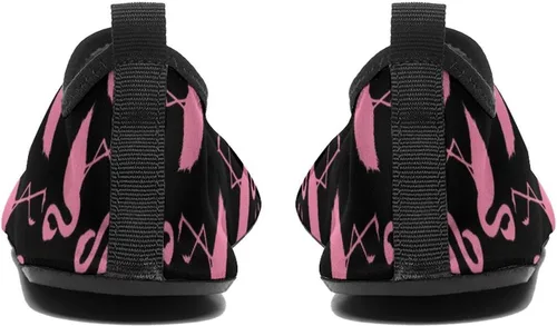 Vista 4 de WOEZKEX Zapatos de agua para mujeres y hombres, zapatos de verano descalzos, calcetines acuáticos de secado rápido