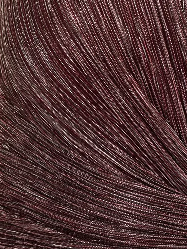 Vista 3 de Adrianna Papell Enterizo de cuello halter metálico arrugado