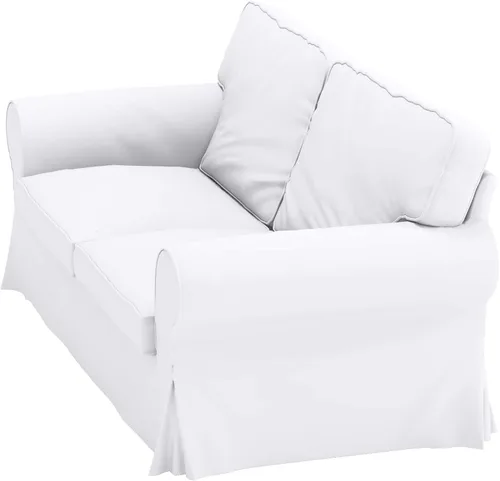 Vista 18 de Funda de repuesto para silla Ektorp de algodón, hecha a medida, compatible con la funda de sillón Ektorp de IKEA, el juego de fundas solo se ajusta