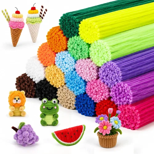 Vista 12 de Caydo 2600 limpiadores de tuberías a granel, 40 colores surtidos