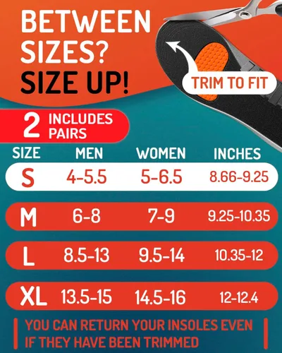 Vista 5 de Plantillas deportivas que absorben los golpes, insertos de amortiguación de zapatos deportivos para hombres y mujeres, ideales para deportes